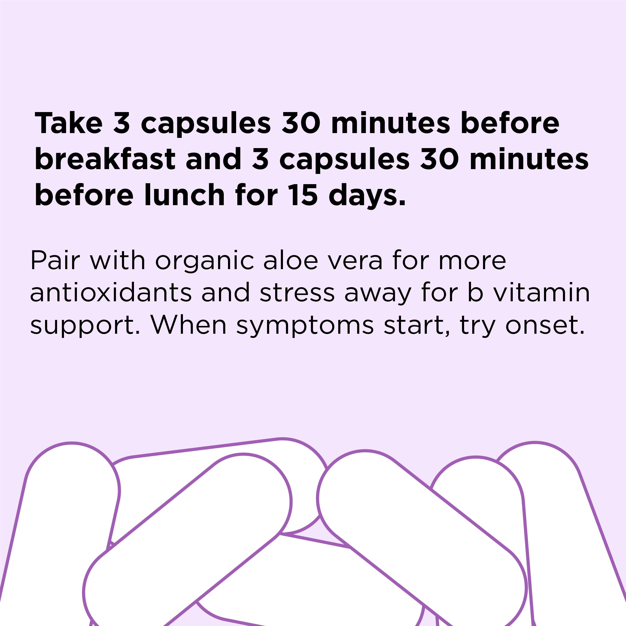 Close-up of nbpure Immune+ capsules