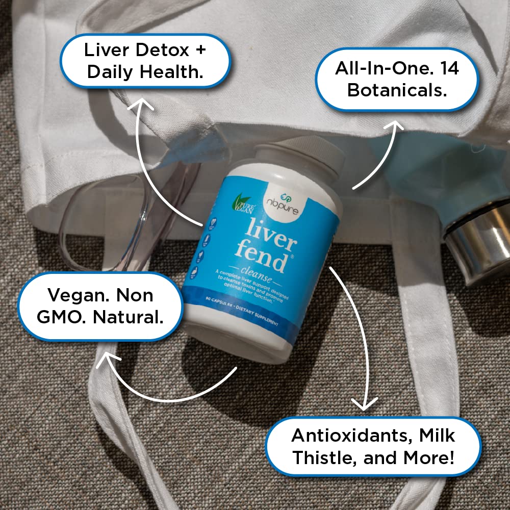 Liver Fend ingredients including milk thistle and botanicals