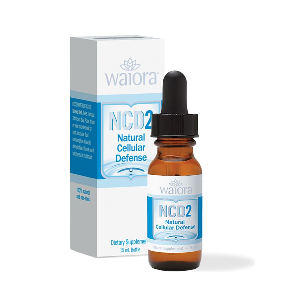 NCD2 Waiora activated liquid zeolite drops bottle (0.5 oz, 90 servings)