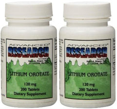 NCI Lithium Orotate Tablets 120 mg – 200-count pack (Pack of 2)