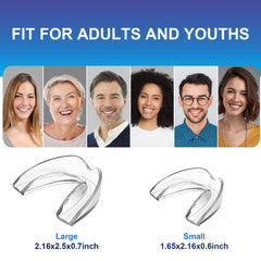Two sizes for a personalized fit night guard