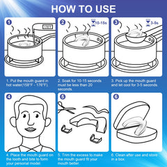 Hypoallergenic and latex-free night guard protects against bruxism