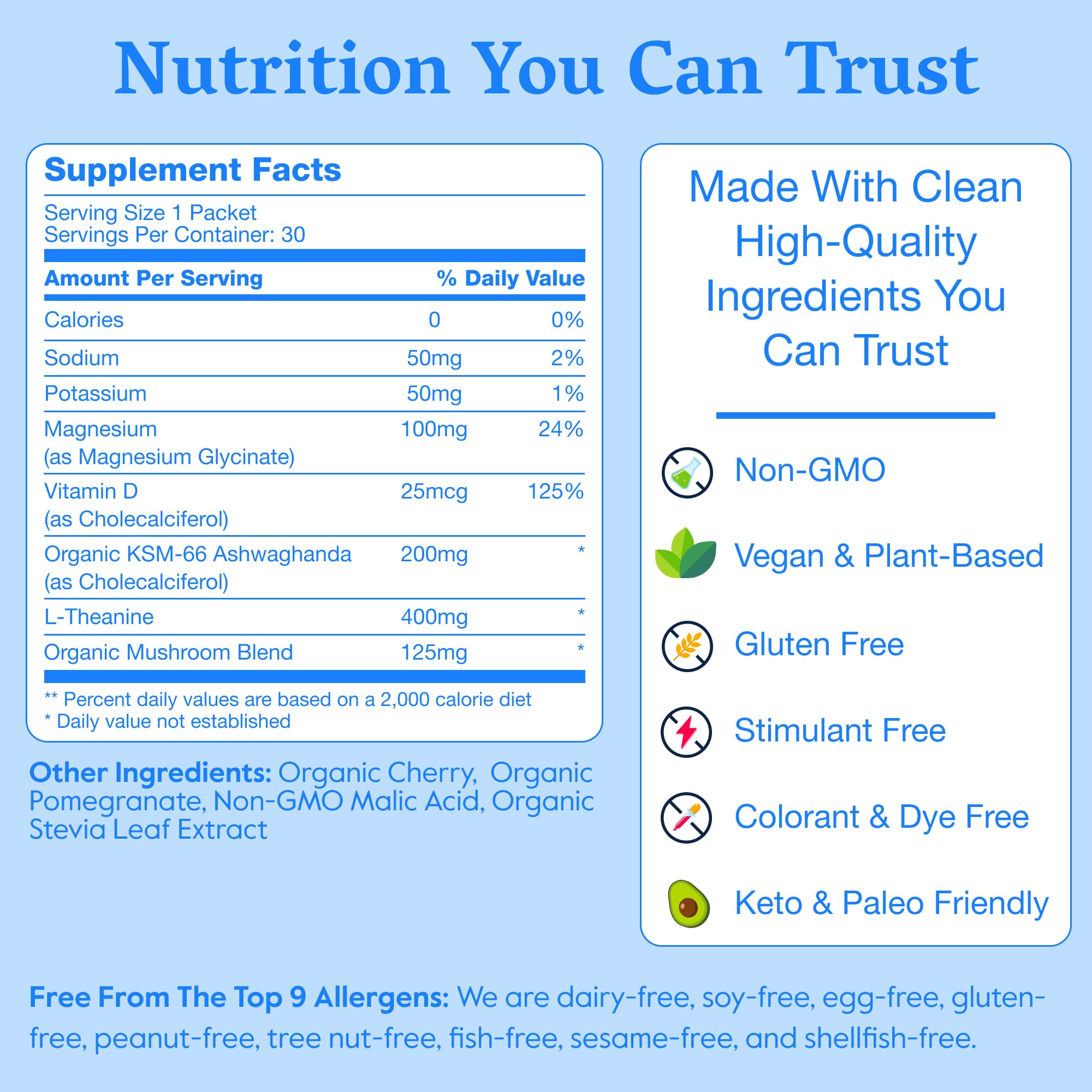 Bottle with Nectar Calm sticks and packaging