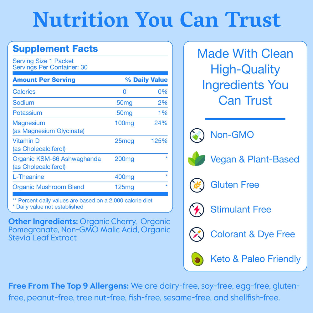 Bottle with Nectar Calm sticks and packaging