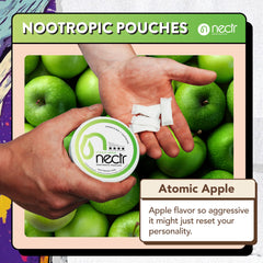 Nectr Energy Pouches Iced Mango delivering refreshing energy during a commute.