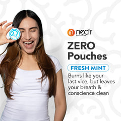 Pack with four pucks of micro-pouches for Nectr Zero