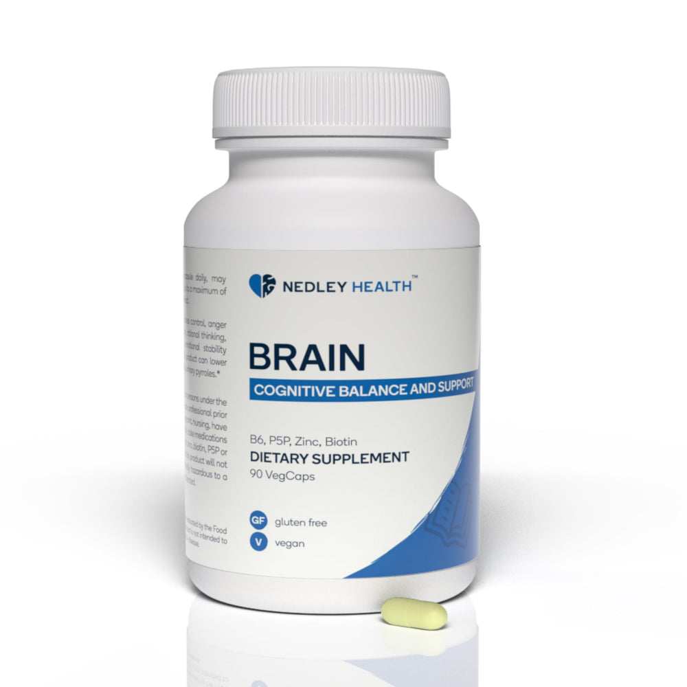 Nedley Health Brain bottle front view