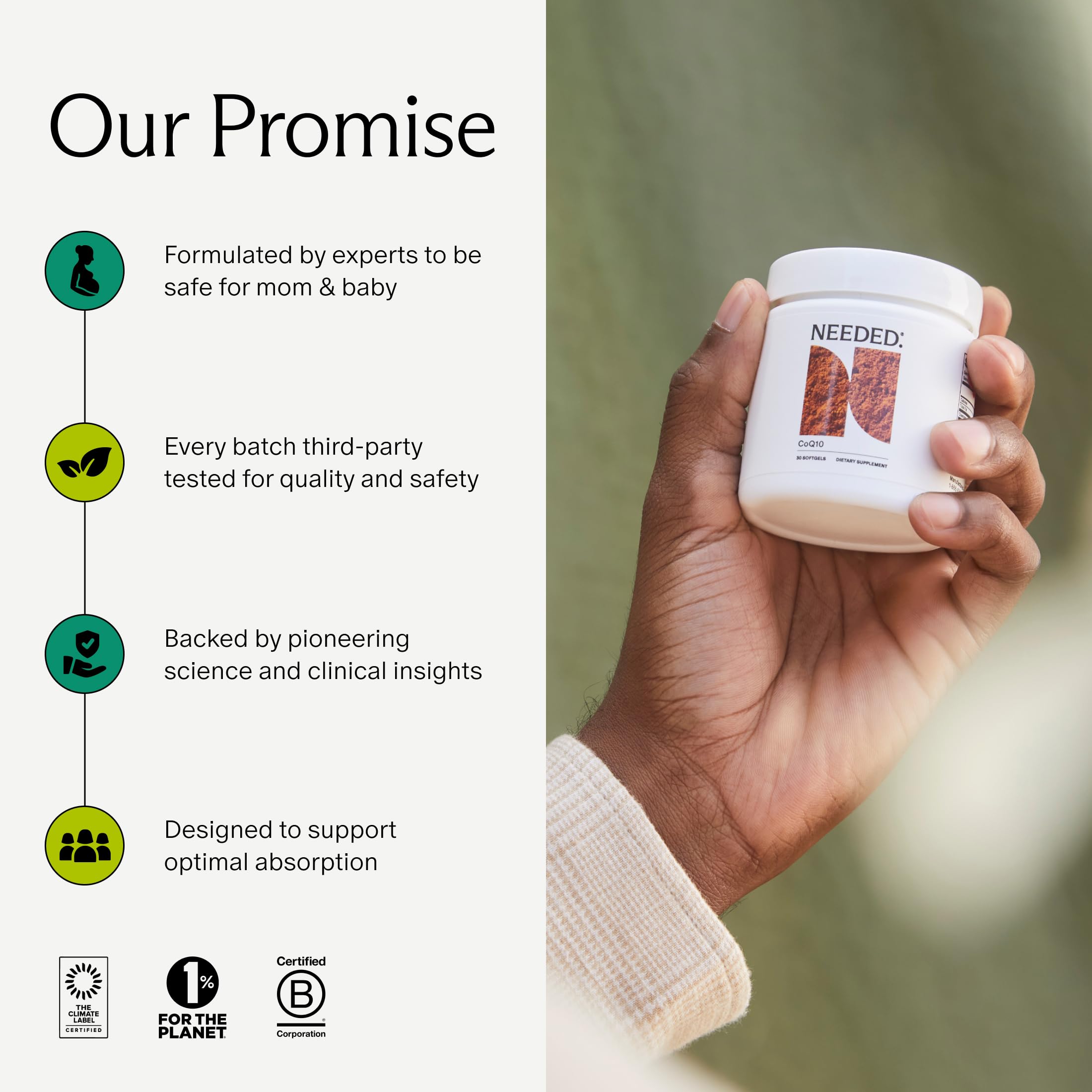 Lifestyle image of active adults with energy-boosting CoQ10