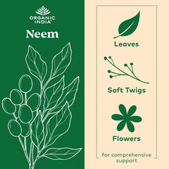 Neem leaf capsules supporting immune health