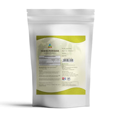 Dried neem leaves used to make neem powder