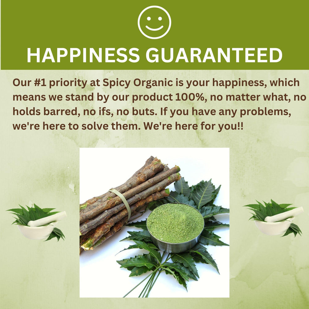 Hero shot of Spicy Organic Neem Powder in a bowl