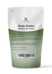 Neem powder used for skin masks and hair treatment