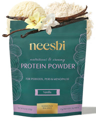 Neeshi Vanilla Protein Powder packaging front