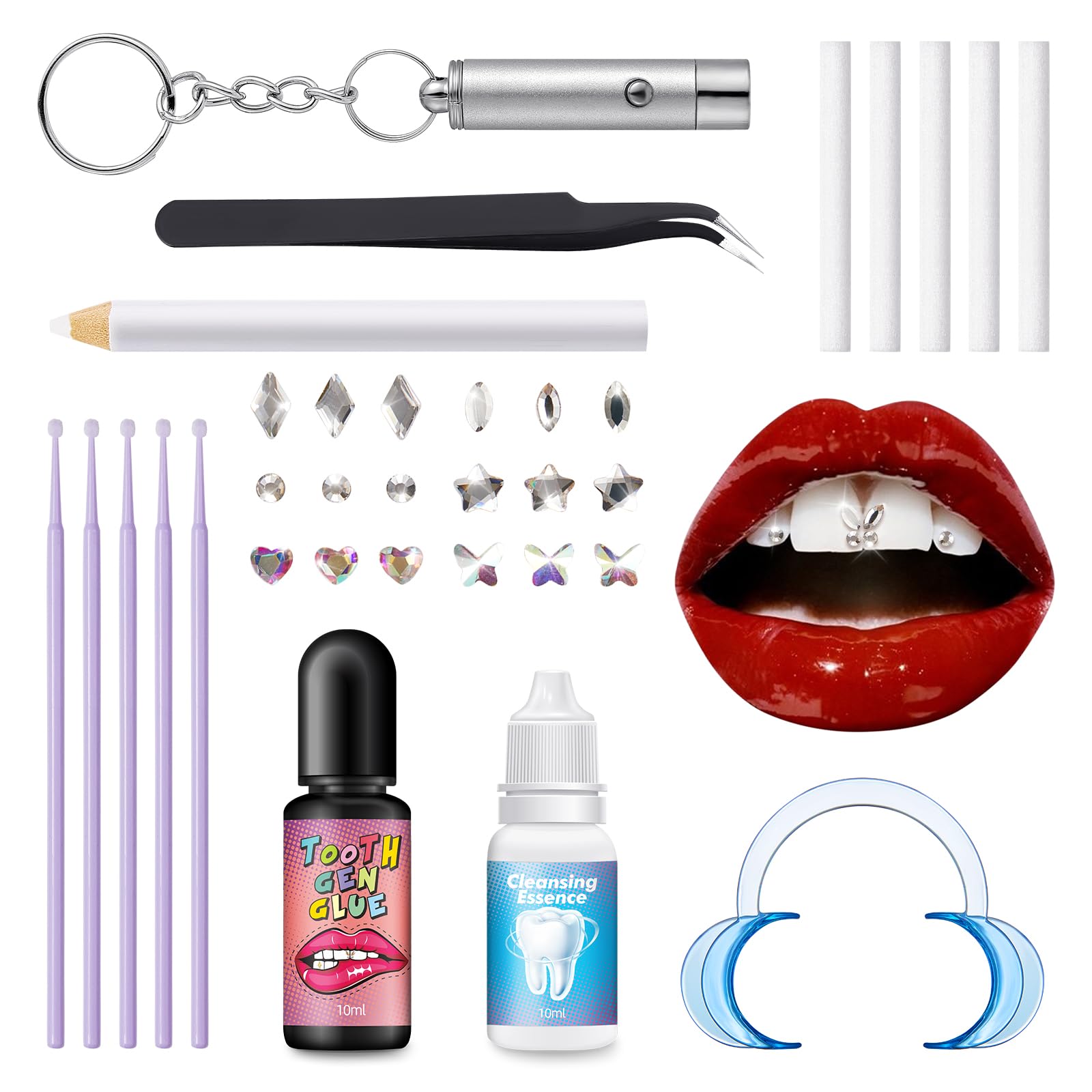 Nelikoo Tooth Gem Kit packaging and contents