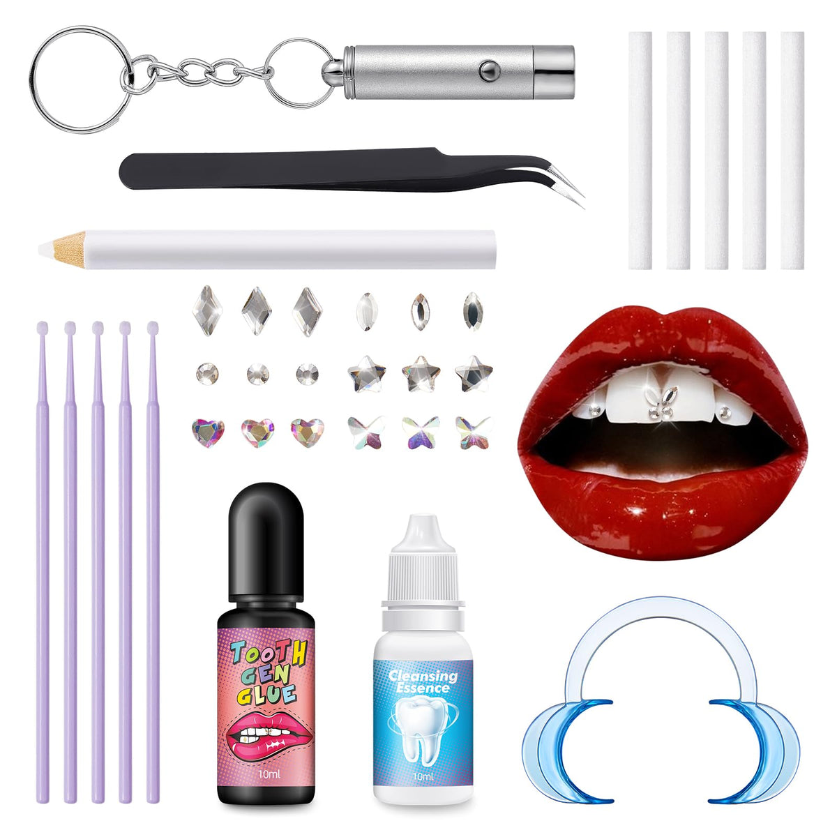 Nelikoo Tooth Gem Kit packaging and contents