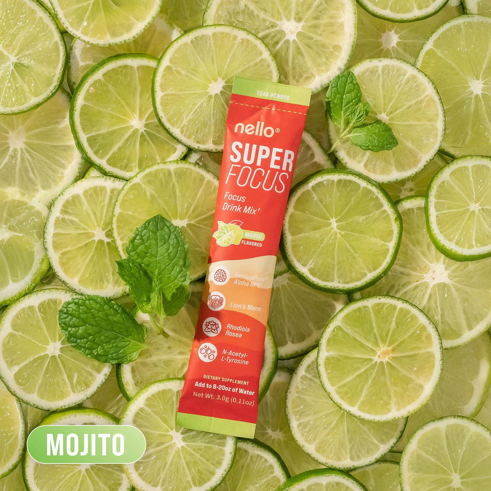 Nello SuperFocus Mojito product label