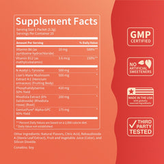 Zero sugar Fruit Punch formula of Nello SuperFocus