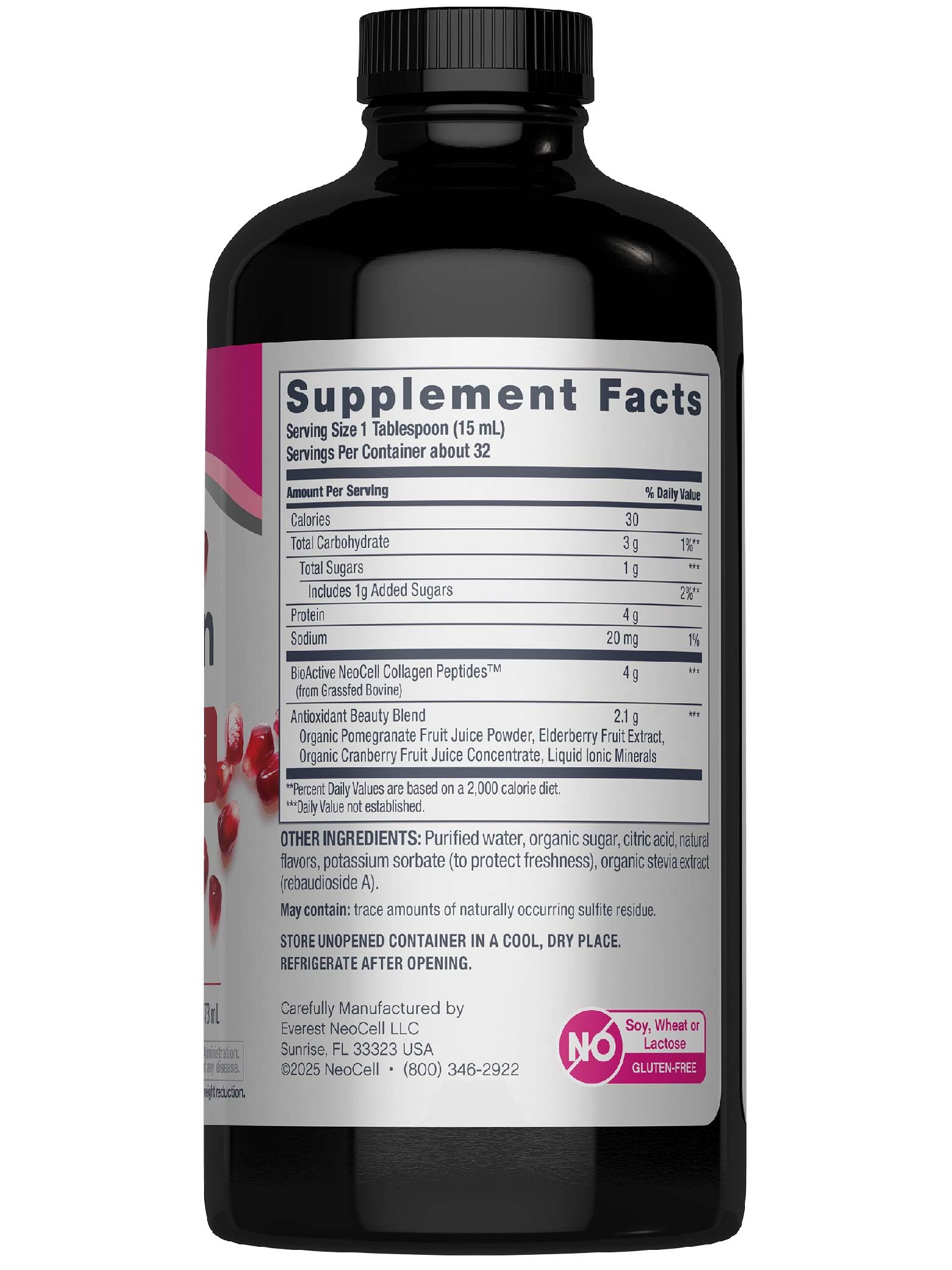 5 grams hydrolyzed collagen peptides types I and III per serving