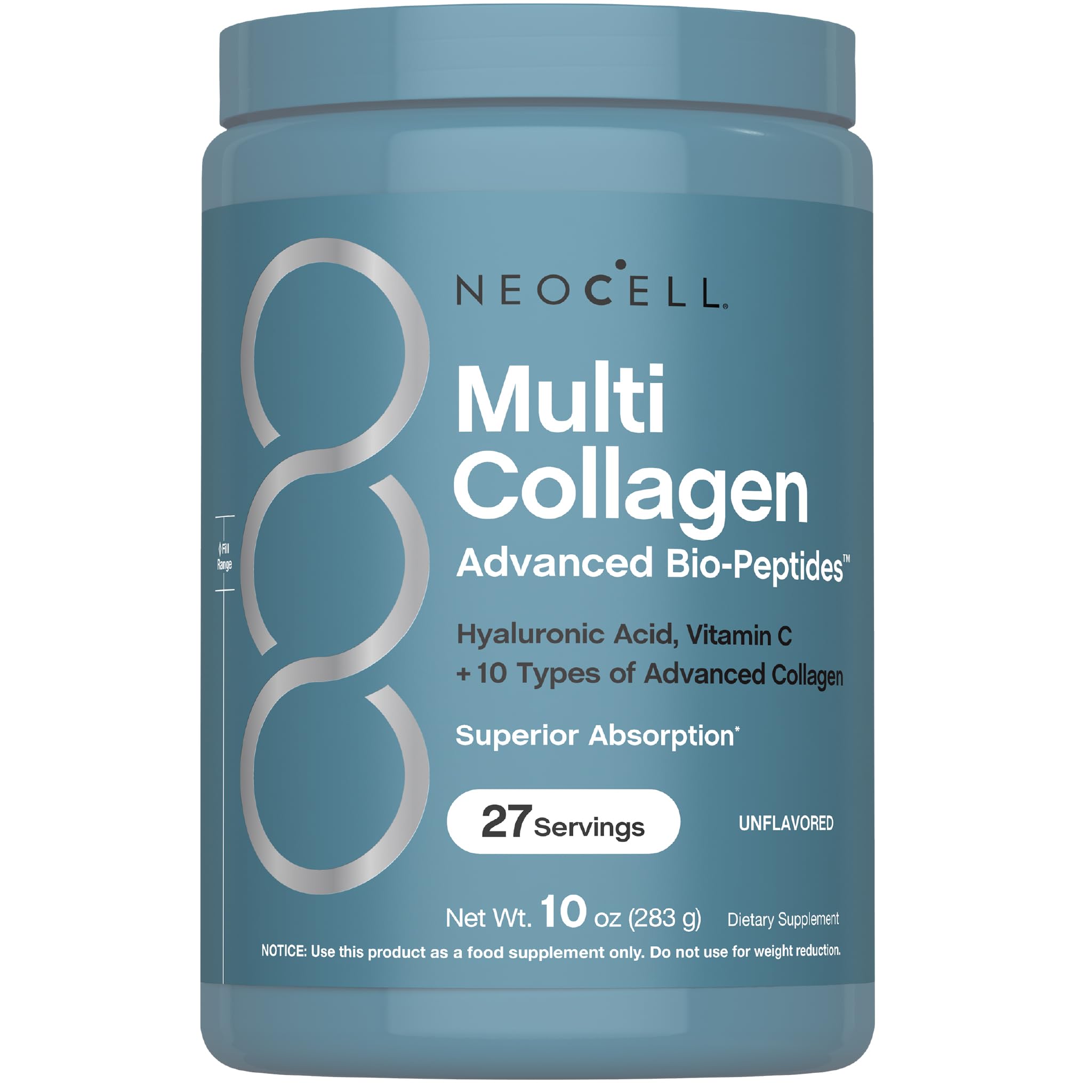 NeoCell Multi Collagen Bio-Peptides Powder bottle 22oz