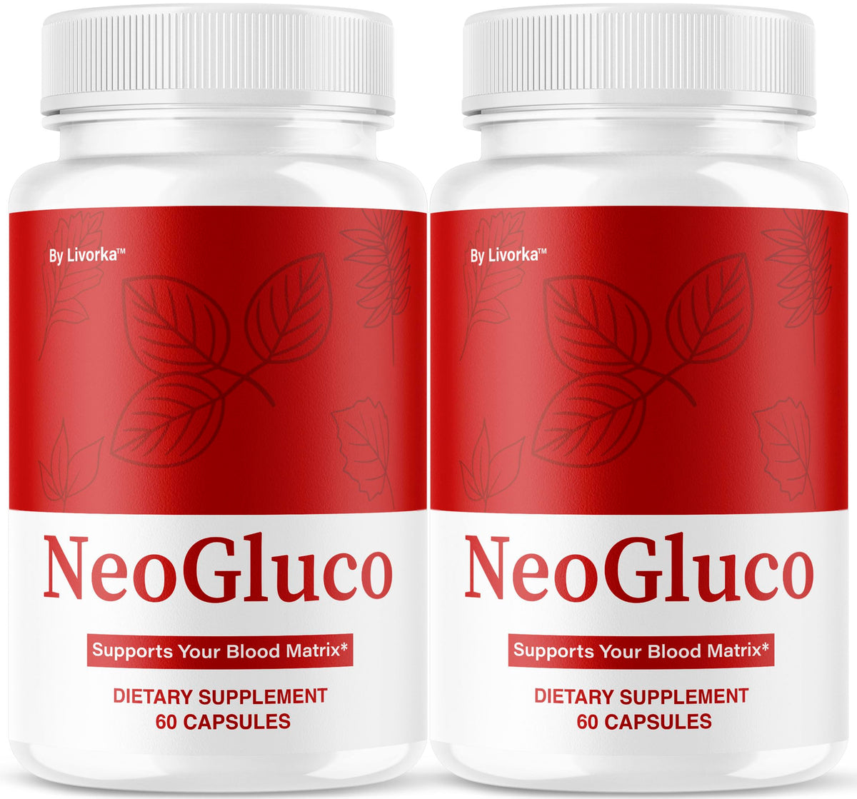 NeoGluco 2-pack bottle front view