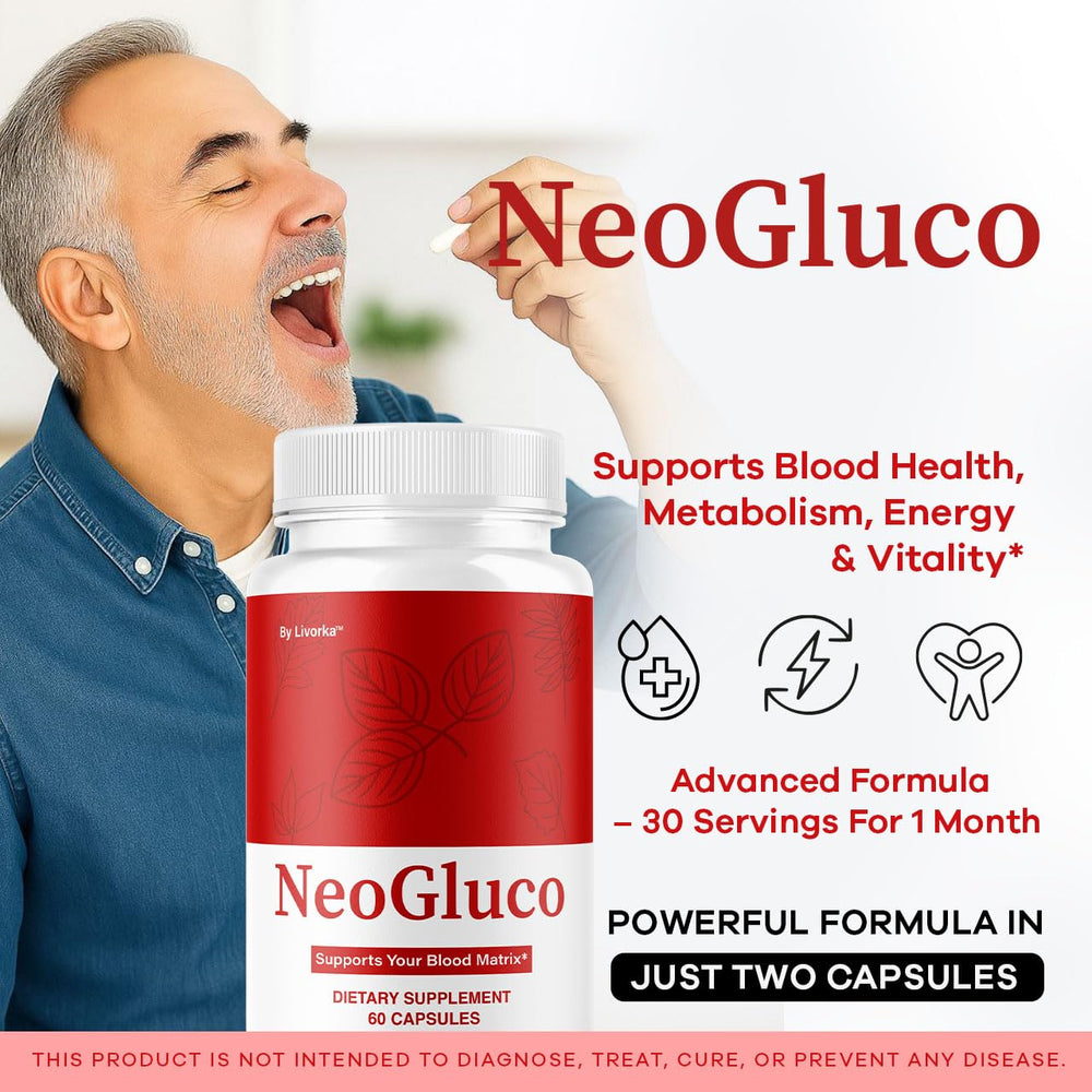 NeoGluco Advanced Formula label on bottle
