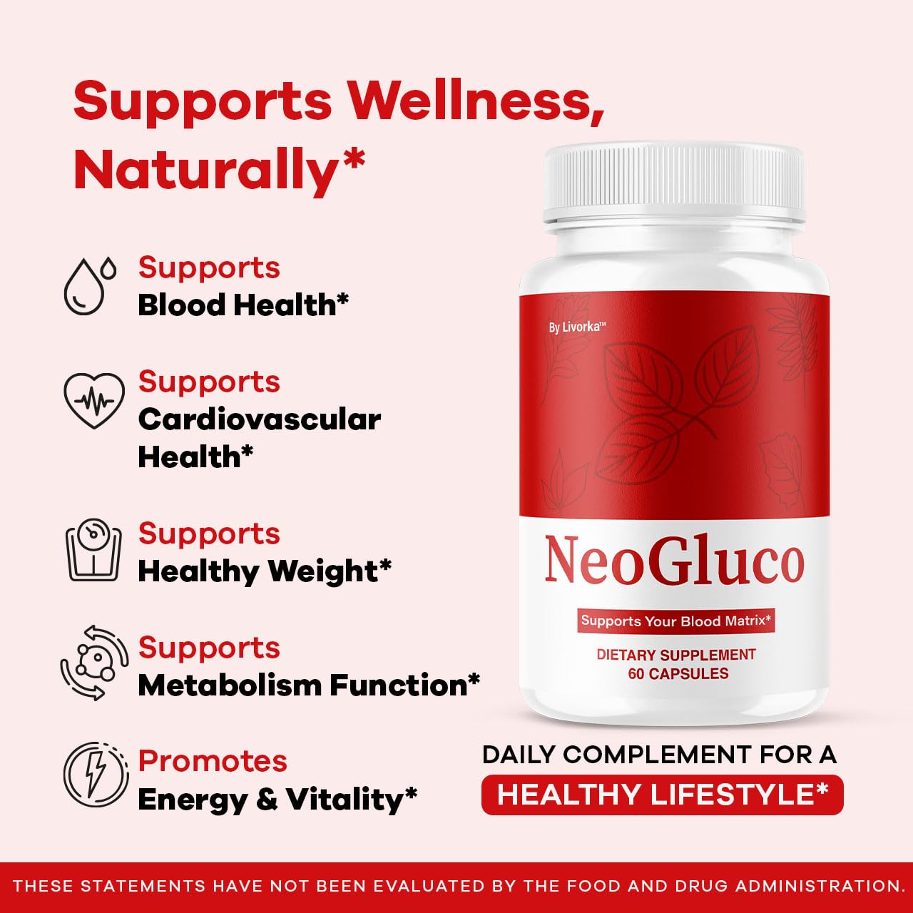 Close-up shot of Neo Gluco capsules