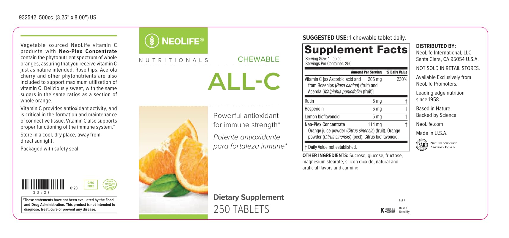 Daily use scene showing one chewable tablet for wellness