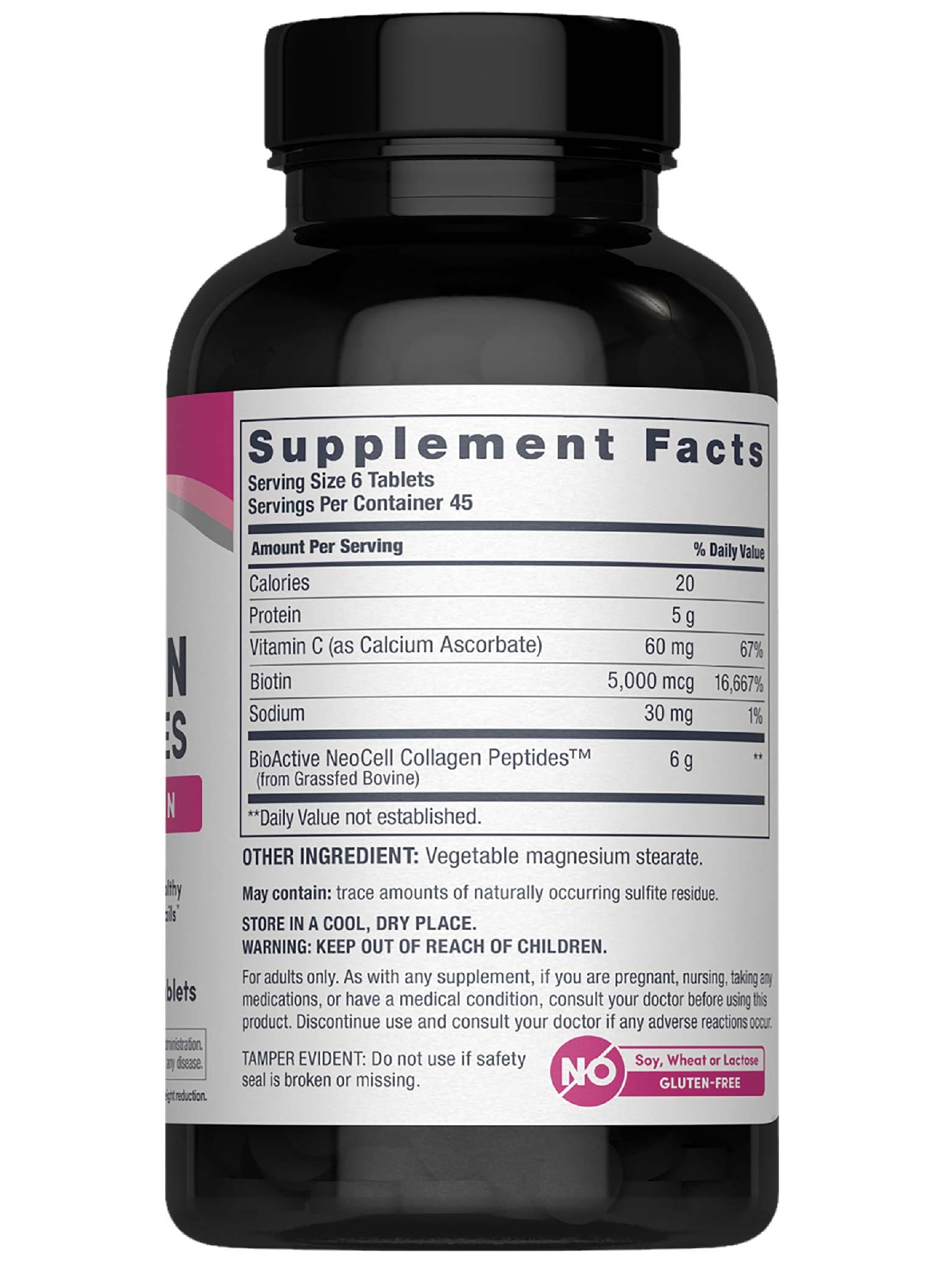 Illustration of hydrolyzed collagen types 1 and 3