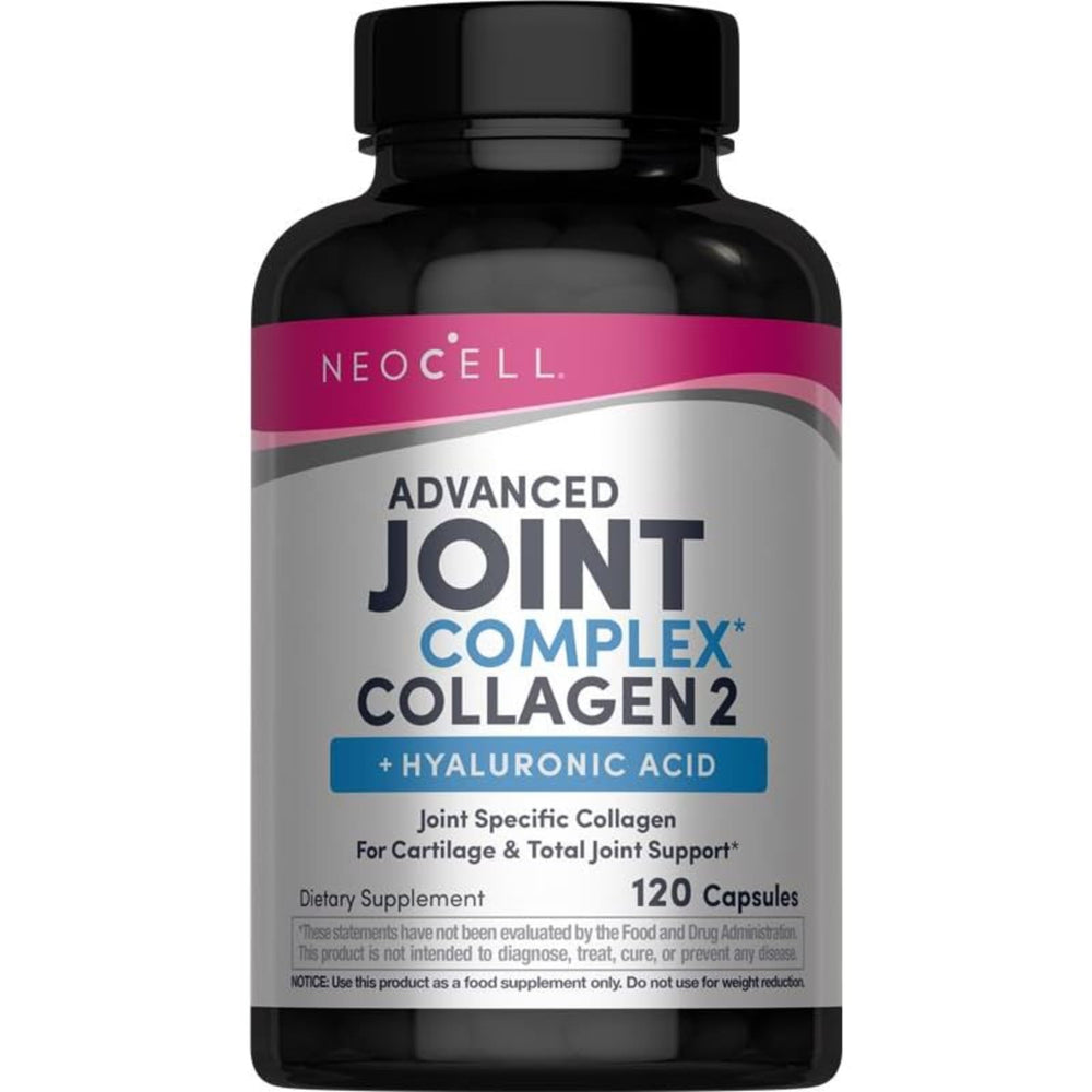 NeoCell Joint Complex bottle label with collagen type 2 and hyaluronic acid