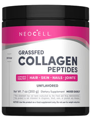 Front view of NeoCell Super Collagen Peptides 7 oz canister