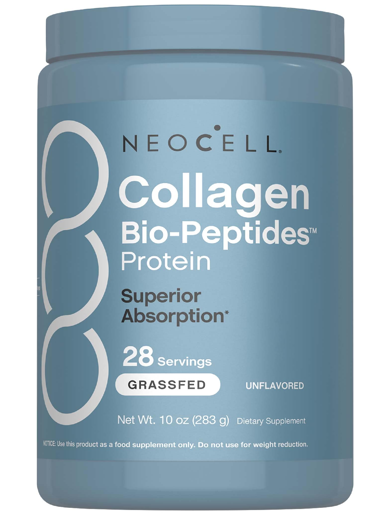 NeoCell Collagen Bio-Peptides Powder 10oz front label