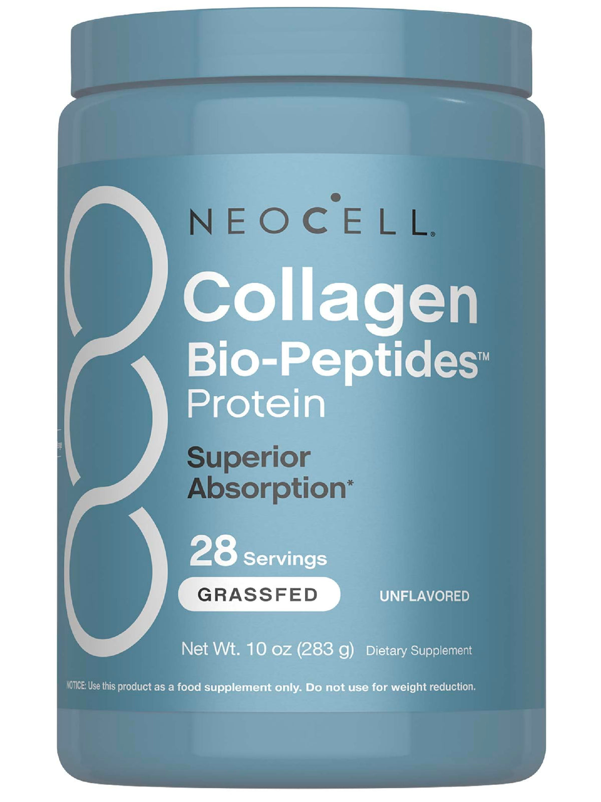 NeoCell Collagen Bio-Peptides Powder 10oz front label