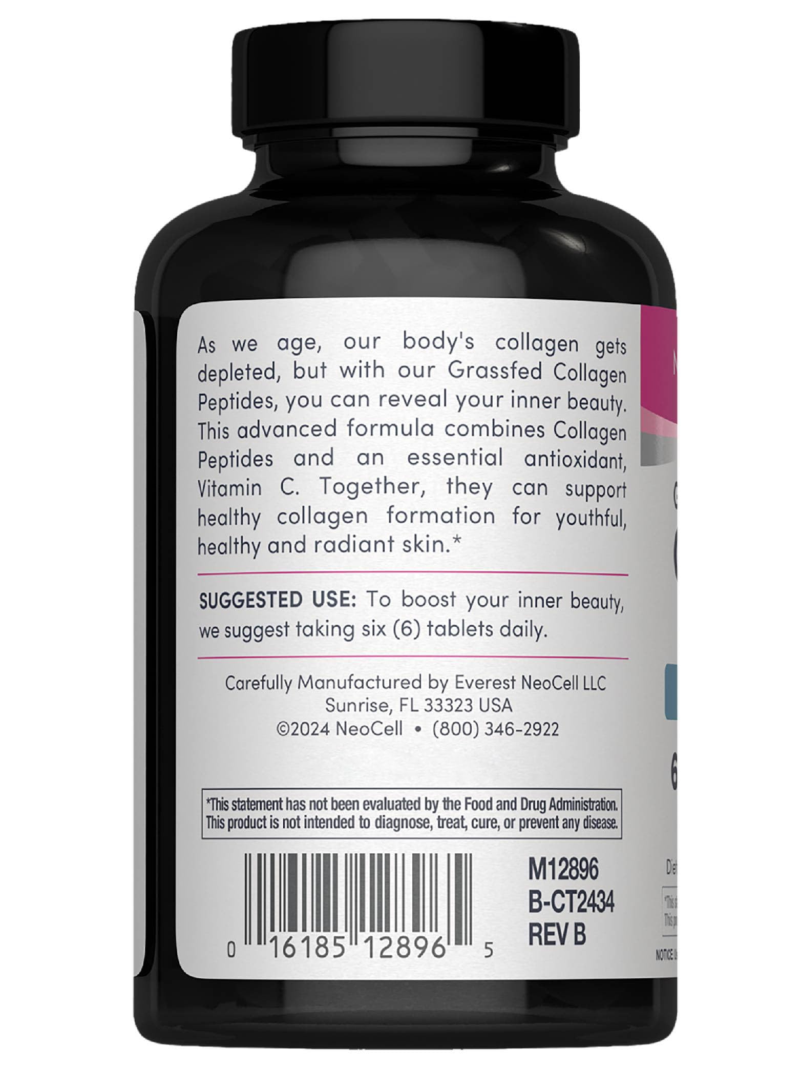 Collagen peptides supporting skin, hair, and nails health