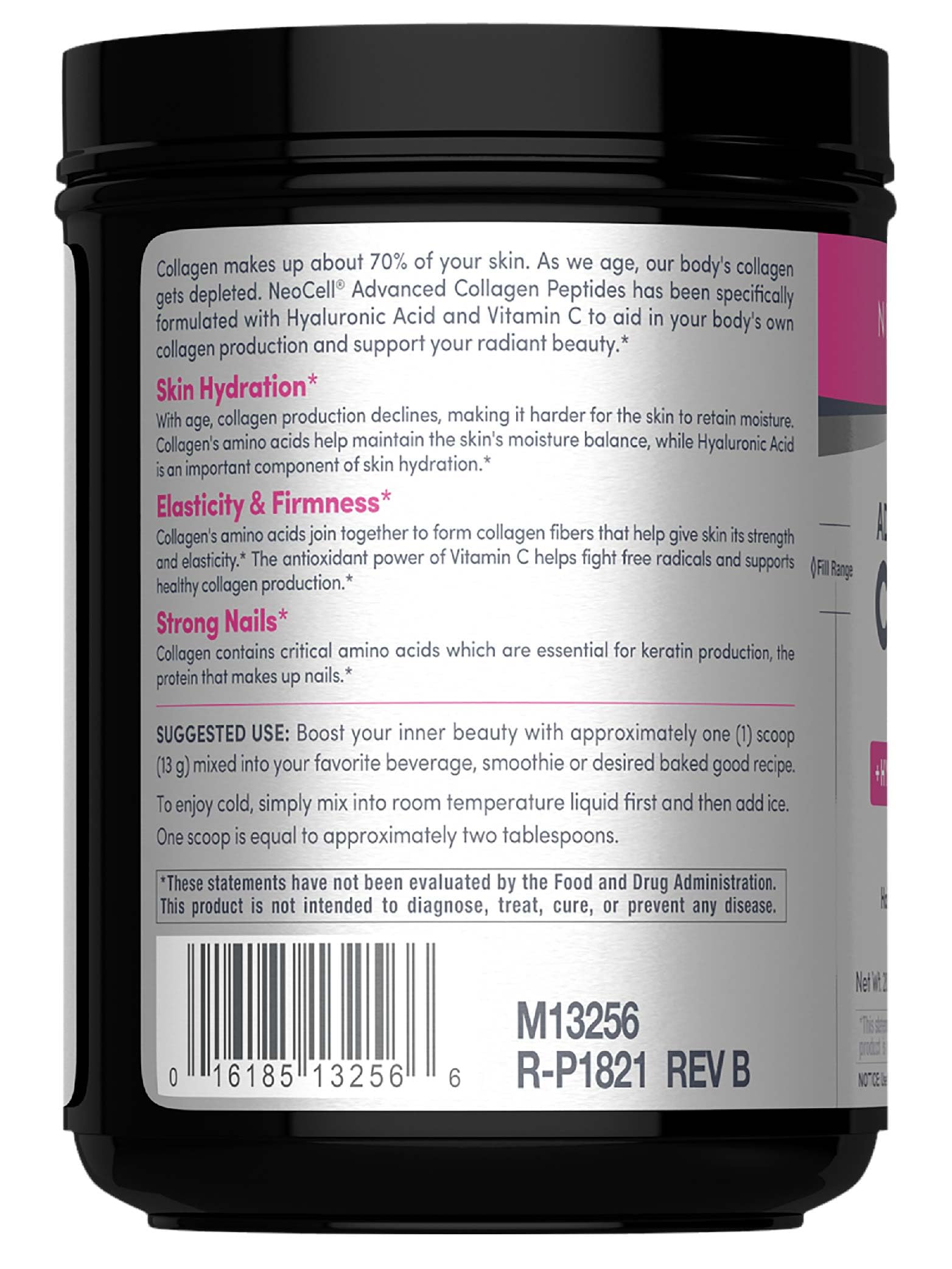 NeoCell Collagen Plus packaging highlighting Types I & III and Keto-friendly