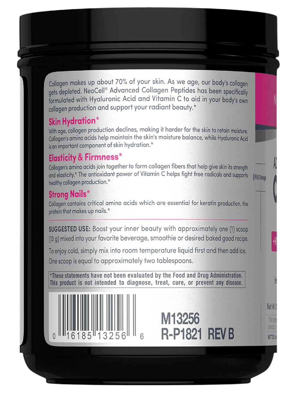 NeoCell Collagen Plus packaging highlighting Types I & III and Keto-friendly