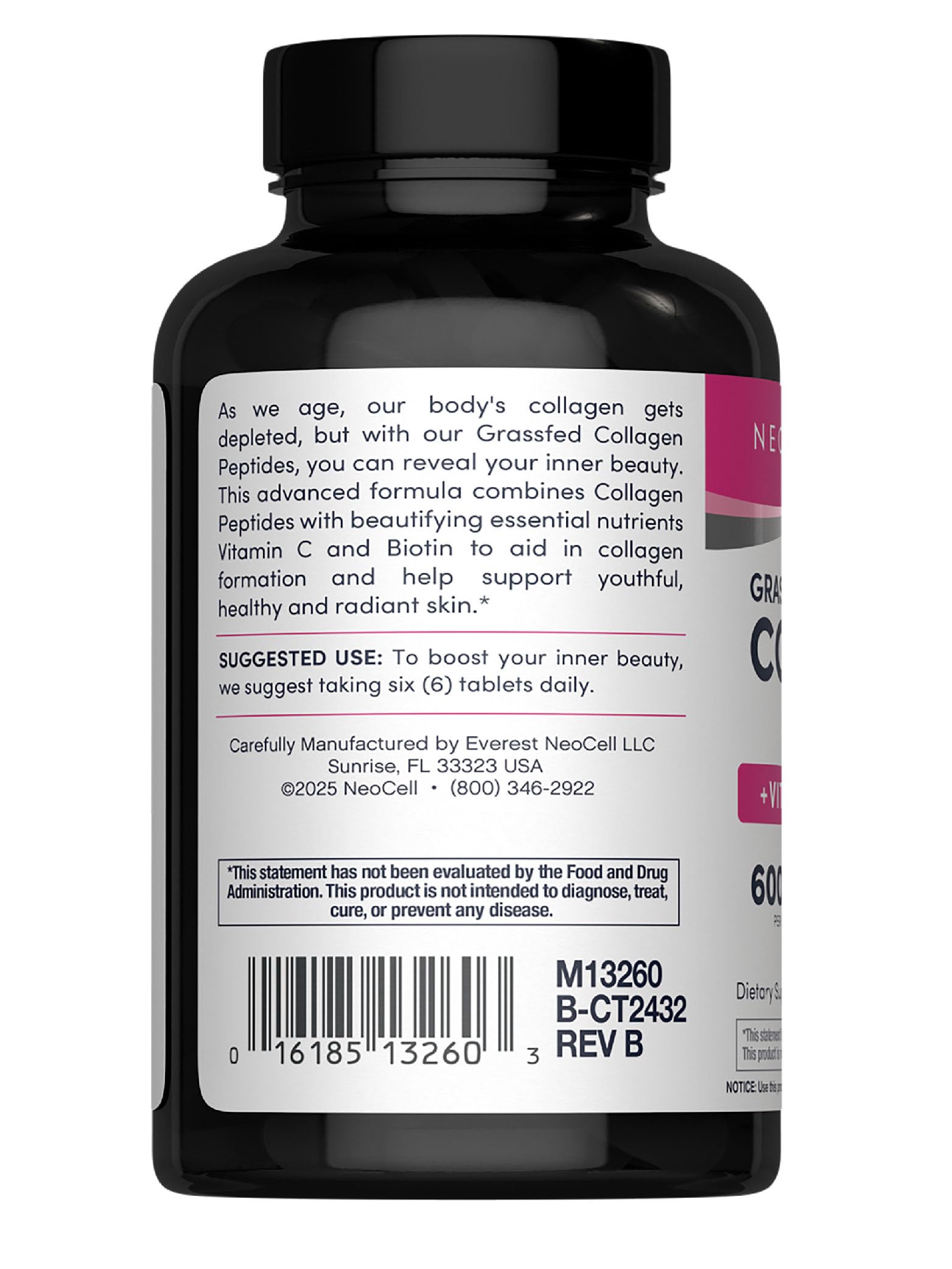 Hydrolyzed collagen peptides for skin health