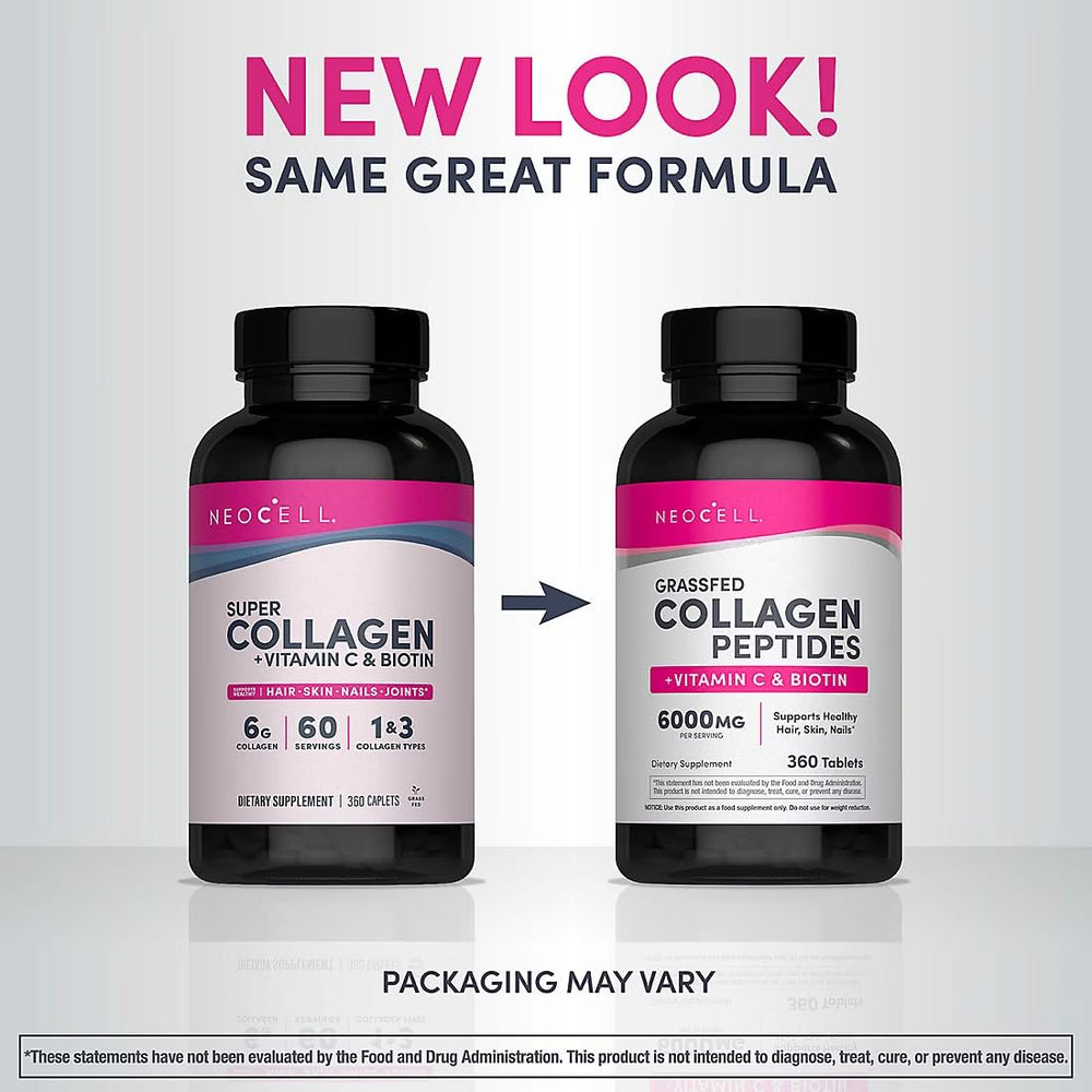NeoCell collagen capsules close-up