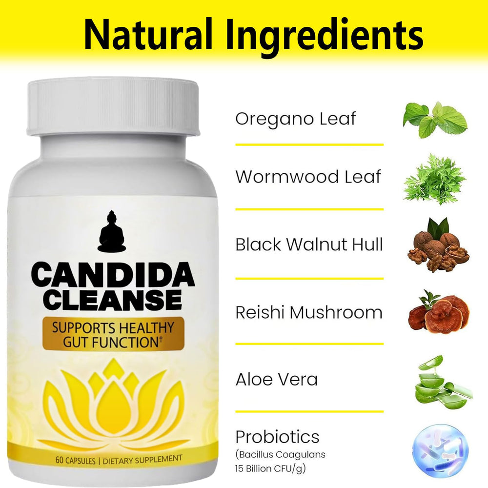 Neonomicon CandiFresh packaging highlights natural herbal formula for digestive wellness.