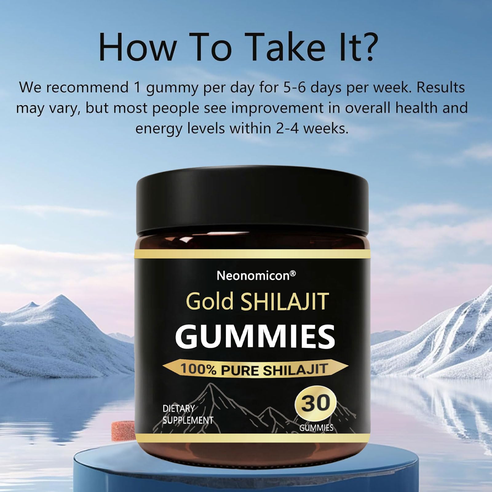 Athlete using Neonomicon Shilajit Gummies after training