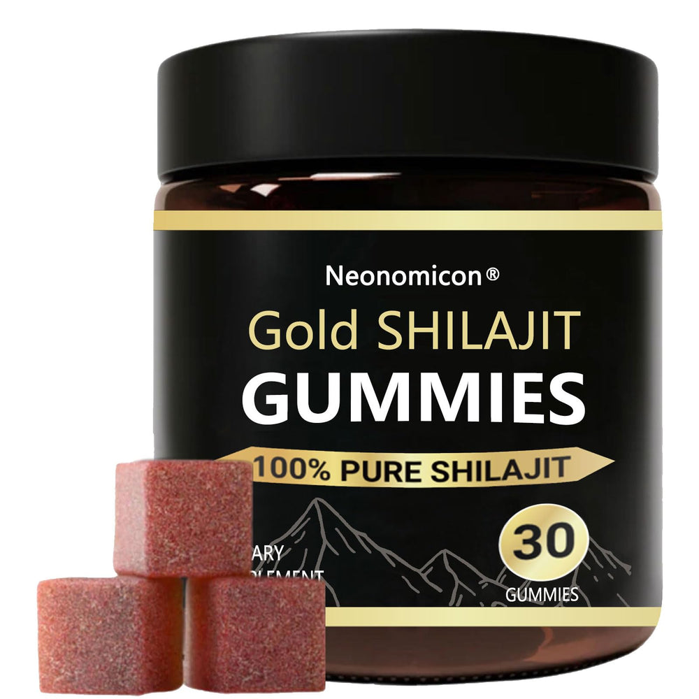 Neonomicon Shilajit Gummies for Men hero image with bottle