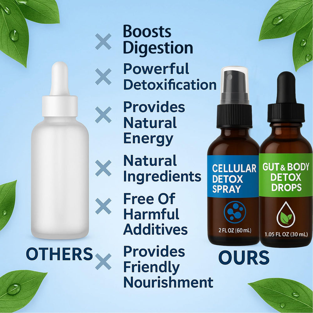 Neonomicon Zeolite Detox Drops application illustrates gut and body support