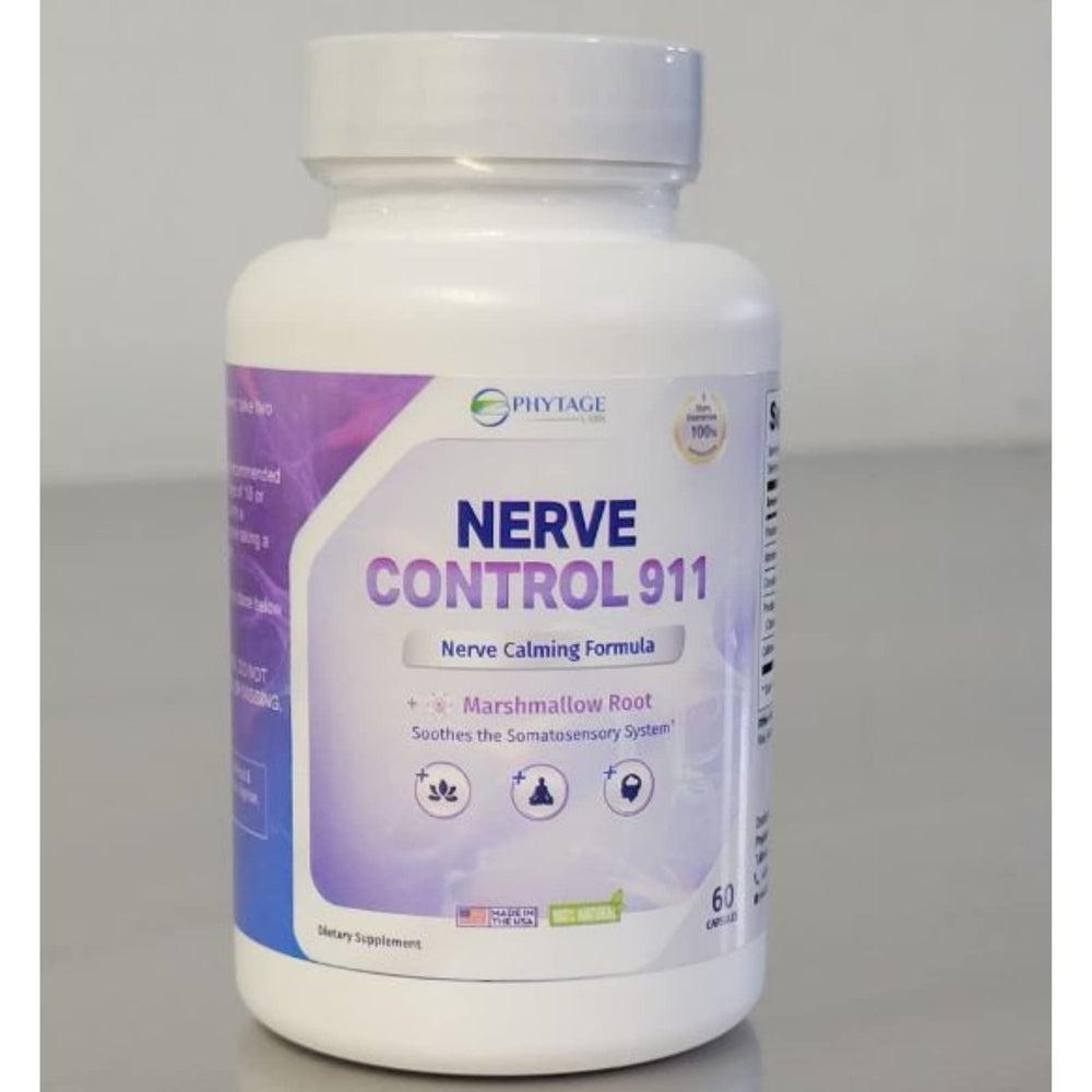 Nerve Control 911 daily use capsules packaging