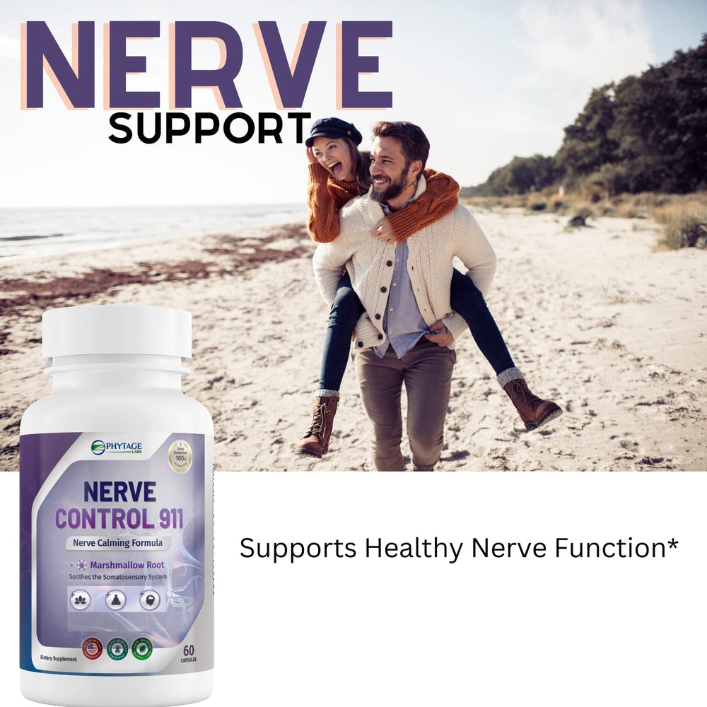 Plant-based formula label for Nerve Control 911
