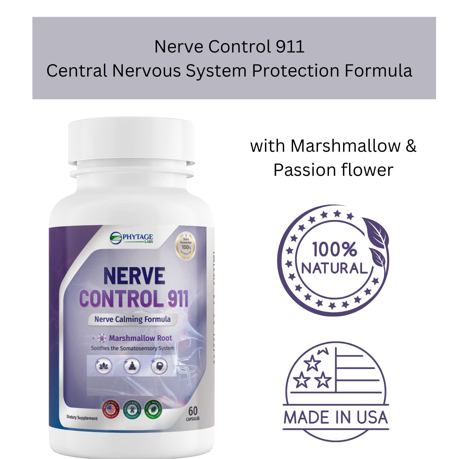 Nerve Control 911 supporting the somatosensory system