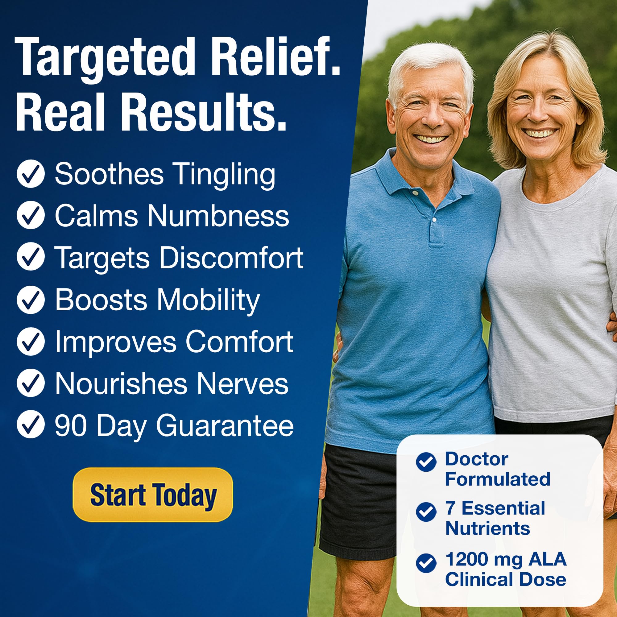 Hands and feet representing nerve health support