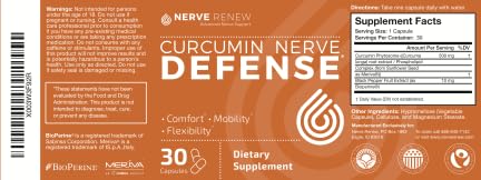 NERVE RENEW packaging and branding display
