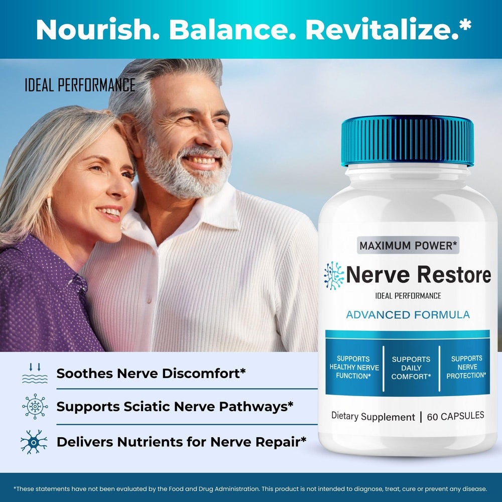 Brain and memory focus concept featuring Nerve Restore