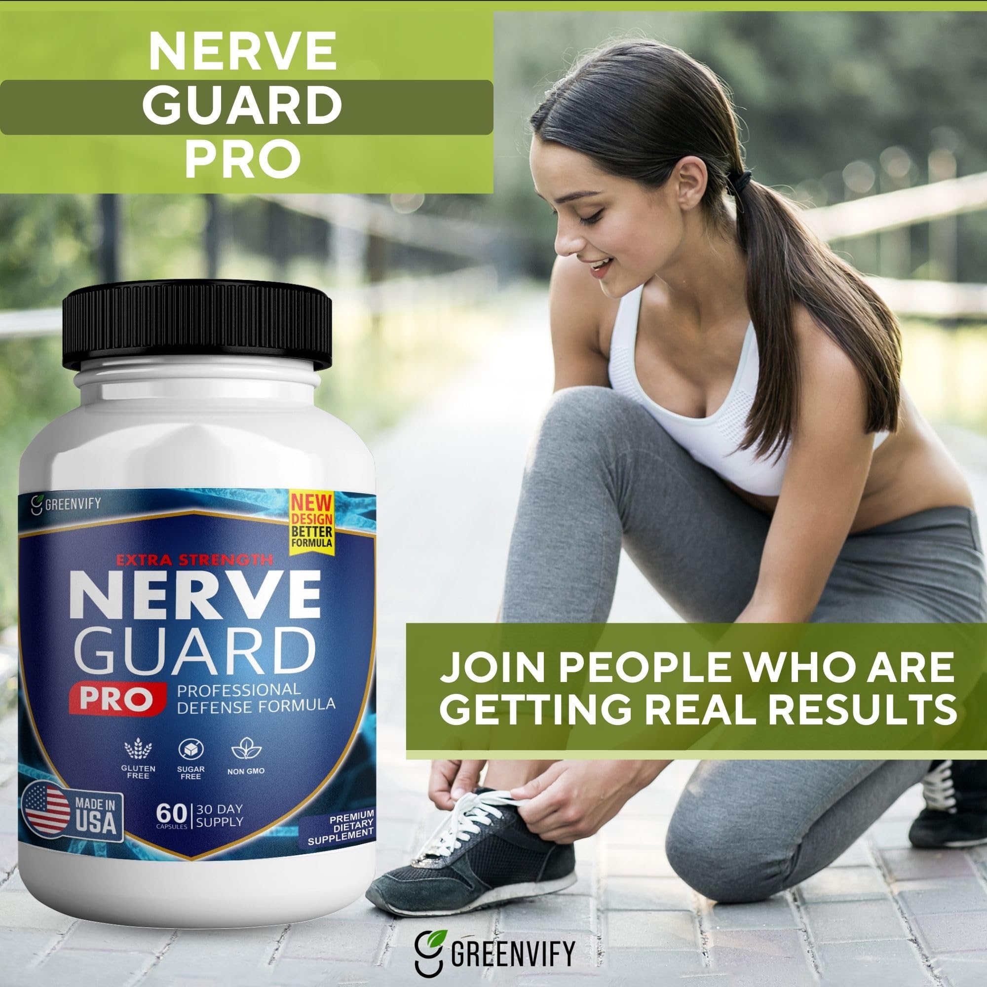 Nerve Shield Plus Pro capsules close-up for easy daily use and ongoing nerve comfort