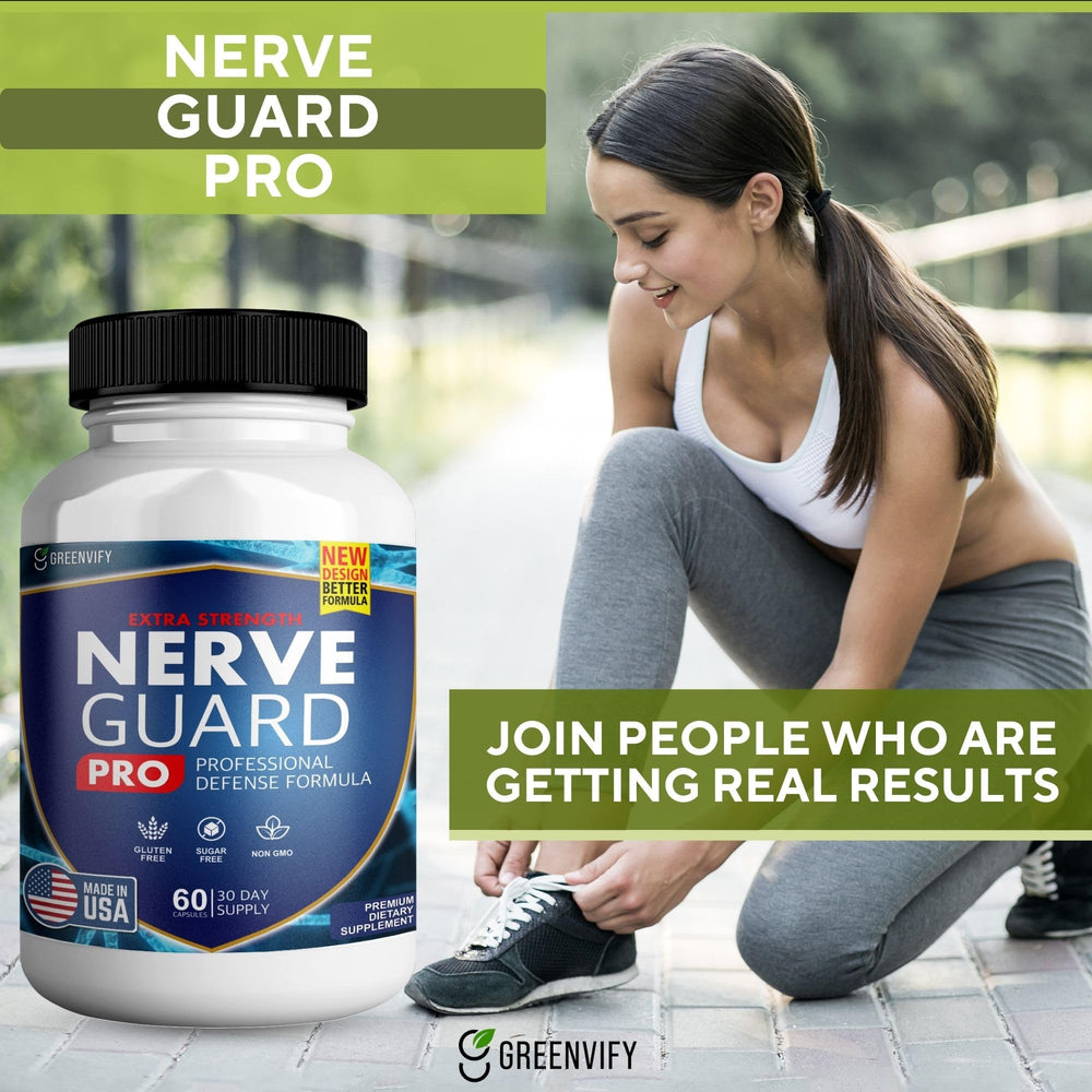 Nerve Shield Plus Pro capsules close-up for easy daily use and ongoing nerve comfort