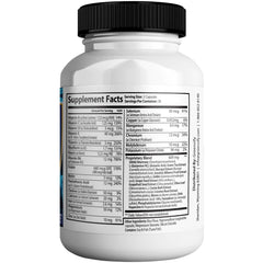Nerve Shield Plus Pro ingredient label detailing vitamins, minerals, and herbal ingredients